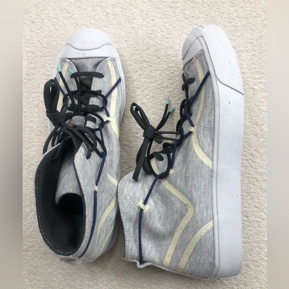 Converse Renew Morphlon Jack Purcell Rally Mid Top Sneakers Mens Size 13 Gray - Picture 3 of 16
